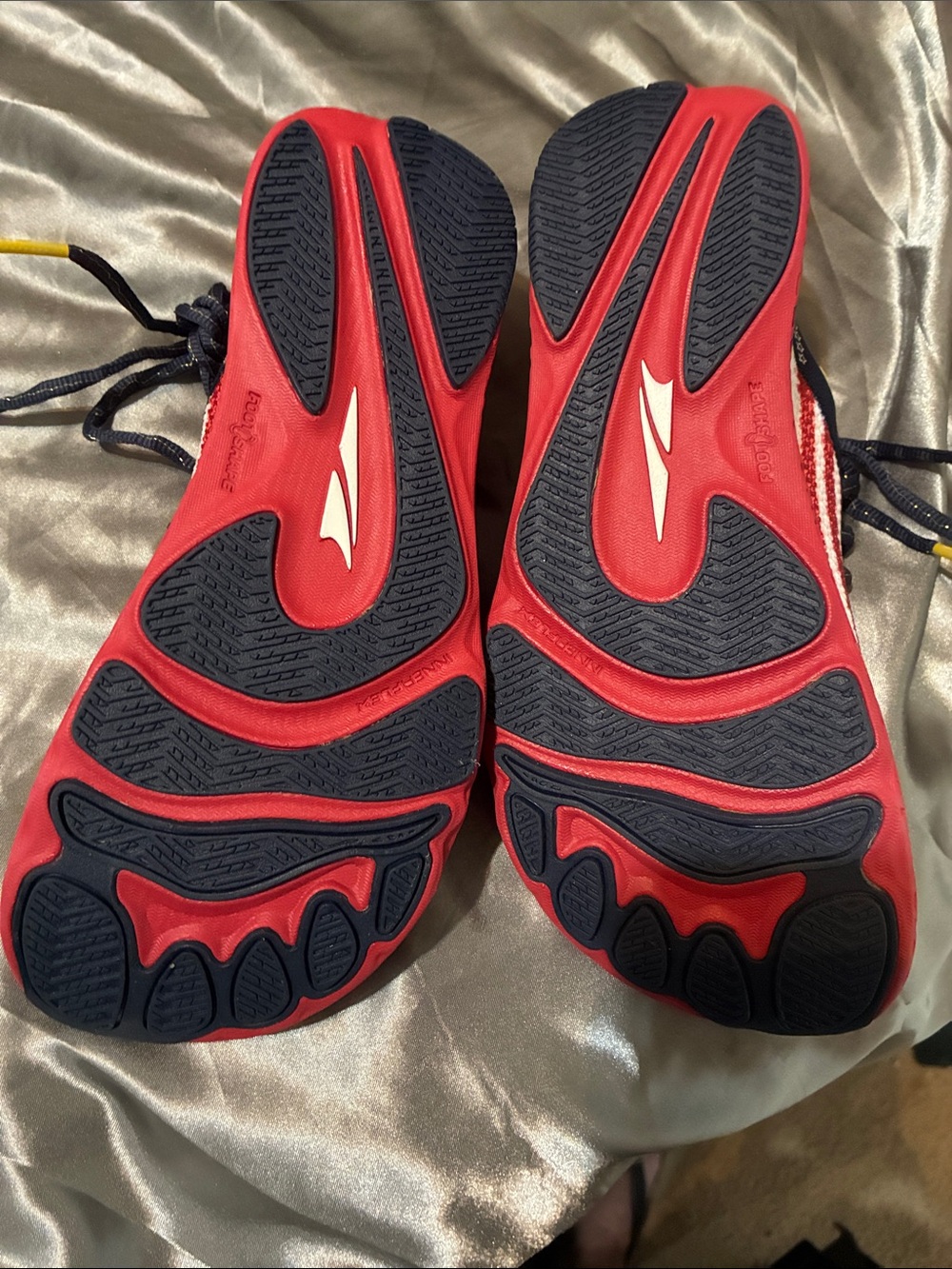 Navy, Red & Yellow Women’s Running Shoes - Picture 3 of 5